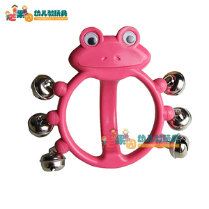 精品奥尔夫乐器青蛙手摇铃早教儿童音乐教具家用益智小孩玩具铃铛