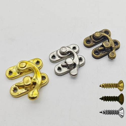 铁质右钩牛角扣配螺丝