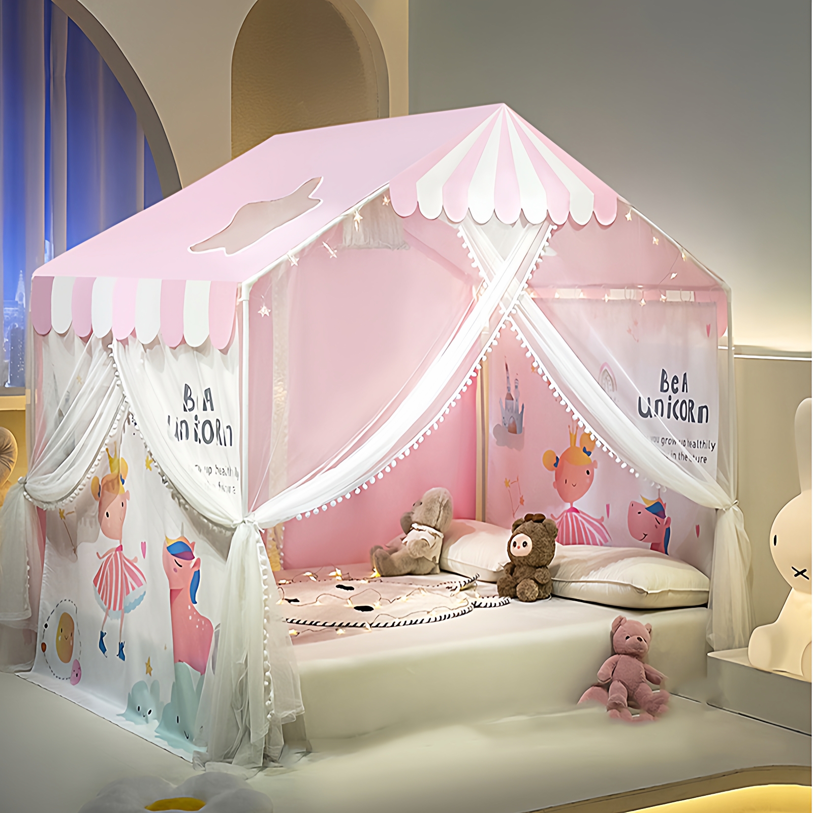 蚊帐家用落地男孩遮光蚊帐