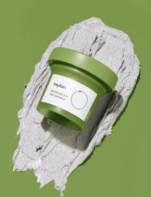 Oliveyoung 爆款｜韩国beplain碧菲音绿豆温和去角质泥膜 120ml