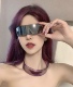 眼镜装 未来科技感一体式 饰蹦迪墨镜 日系男女超酷二次元 太阳镜个性