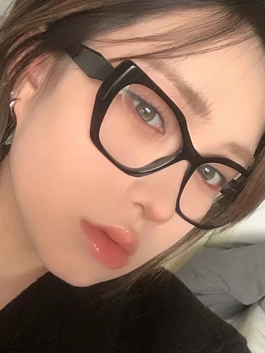显瘦小红书网红款不规则仙女眼镜