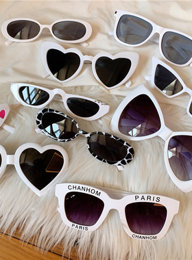 墨镜复古风边框修脸酒吧太阳镜