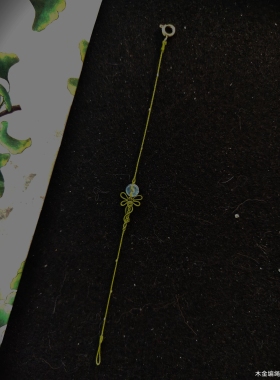 纯手工编织极细小蜻蜓中国结红绳新年红绳0.1细线编织纹身手绳