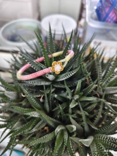 纯手工高光泰蜡金刚结手绳