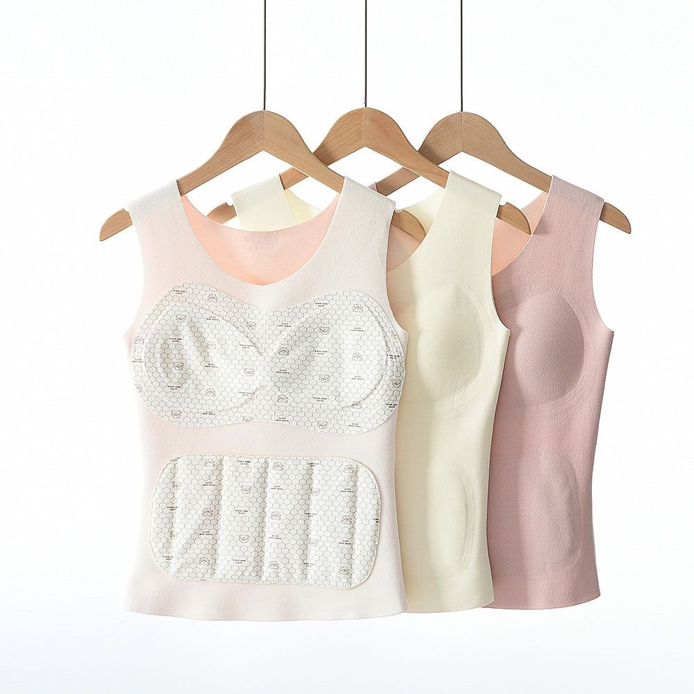 少女内衣发育期儿童背心小学初中生女孩文胸秋冬季保暖羊毛护肚子