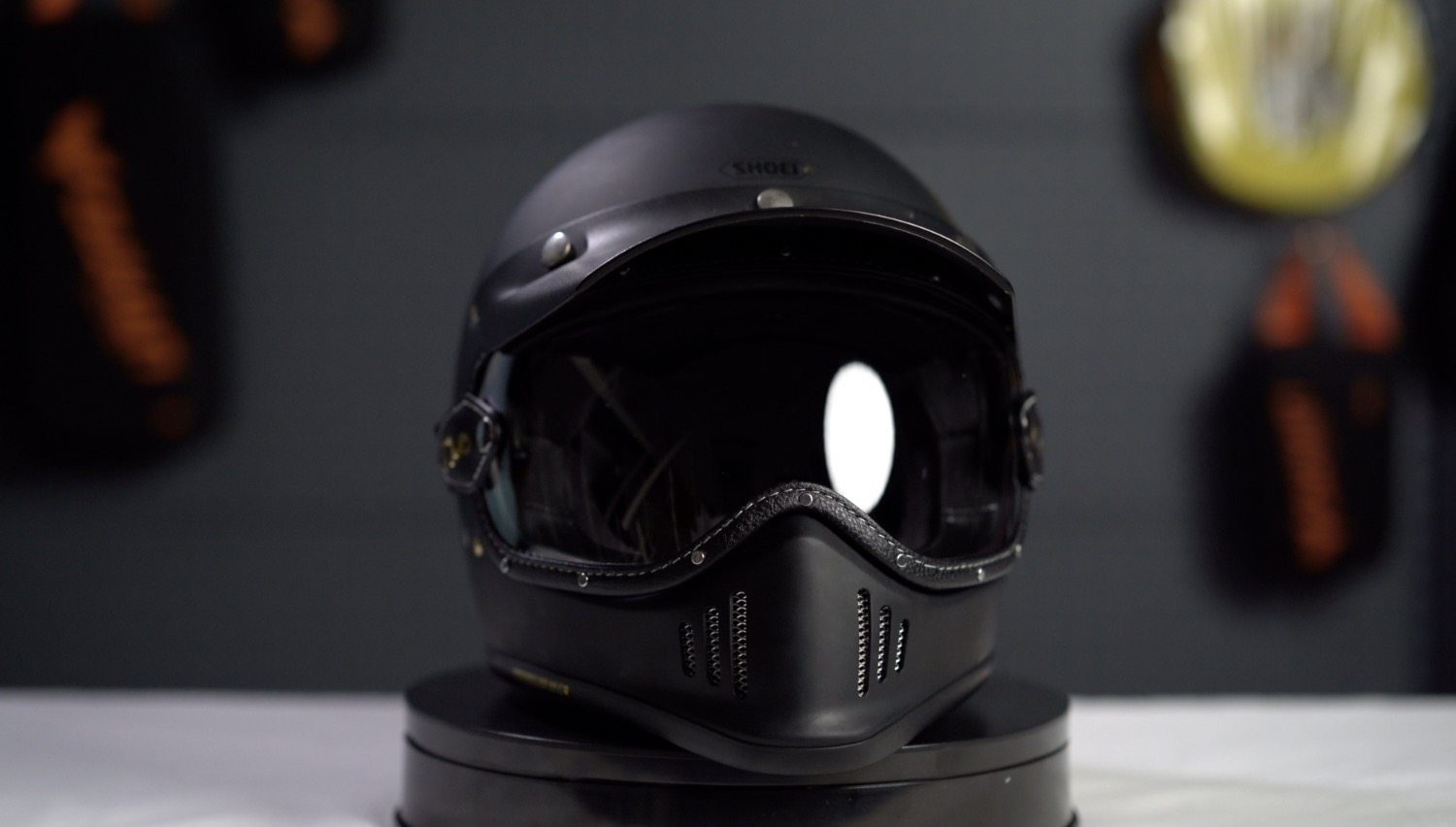 shoei ex-zero复古全盔护目镜片 摩托车头盔通用透明彩色镜片装备