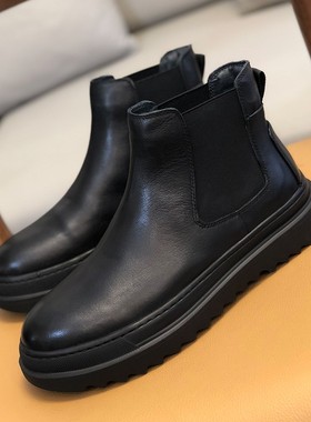 帕达索秋冬新款马丁靴男加绒高帮切尔西防滑211006  ZBC-NC