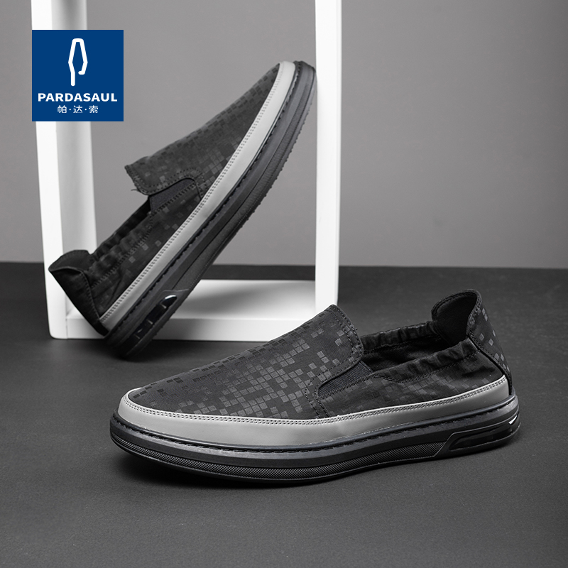 BYH帕达索 夏季冰丝布透气开车鞋 高端气垫软底布鞋 230338