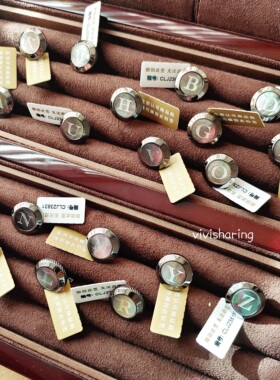 tateossian深海黑蝶贝袖扣礼物