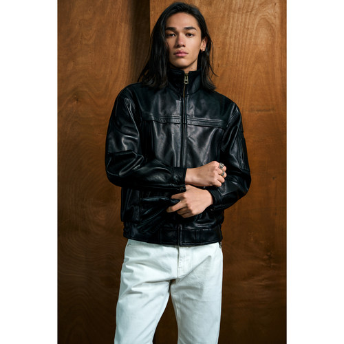 特叔雷霆款02式羊皮飞行员夹克