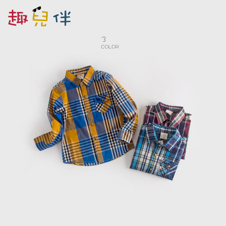 Chemise garcon à manche longue - Ref 2076742 Image 1