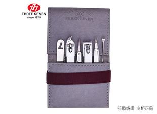 进口 1028灰色 777指甲刀指甲剪指甲钳修容美护美妆6件套装 TSG