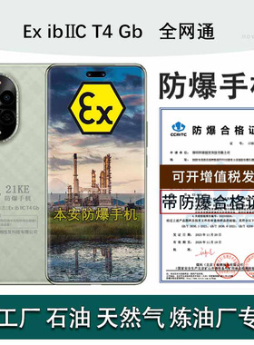 Huawei/华为nova 13 Pro 全网通 NFC红外定制防爆手机 化工厂EX本安工业石油库天然气行业防爆定制版(带证书)