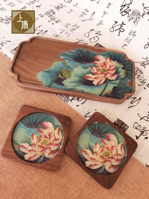 上唐景泰蓝DIY材料包掐丝珐琅花