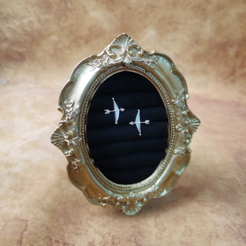 Vintage中古欧洲回流925银素银箭头耳钉