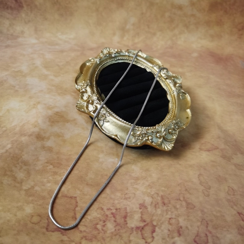 Vintage中古欧洲回流925银蛇骨链项链45cm