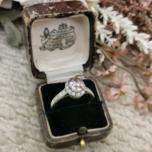 Vintage中古欧洲回流925银锆石戒指24号