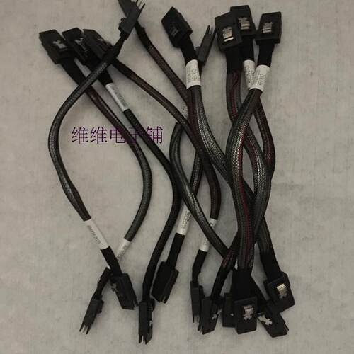 正品 安费诺 Mini SAS SFF-8087转8087数据线 27.5CM