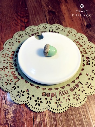 榛果陶瓷手工制作杯盖