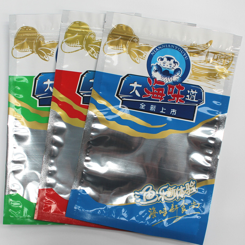 海产品包装袋通用拉链自封式大海味道海参干货海鲜塑料食品袋包邮