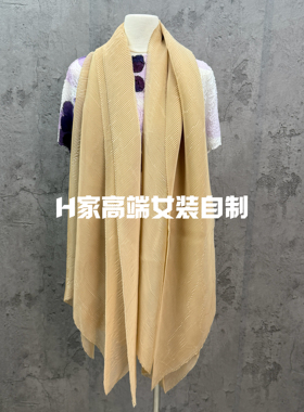 褶皱高端围巾 超大披肩