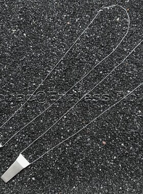 Endless Abyss RO风格银色开叉项链OPEN TRUNK vibe秀款吊坠配饰