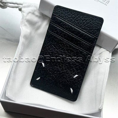 Endless Abyss 24ss头层牛皮四针缝线卡包Four Stitches竖款卡夹