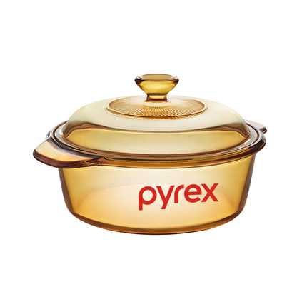 康宁餐具Corelle Brands  pyrex百丽透明锅2L