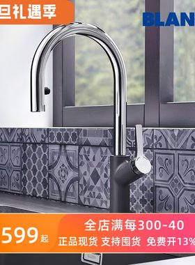 德国铂浪高厨房冷热水抽拉龙头单孔可旋转切换出水CARENA-S525091