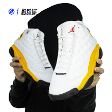 指南针 AIR JORDAN 13 AJ13雾霾灰火焰红篮球鞋414571-167 AQ1757