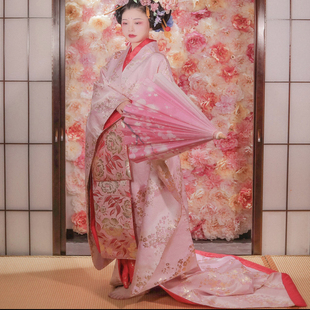 高级和服打褂织锦振袖 量大优惠 拖尾外套舞台cos摄影表演主播服装