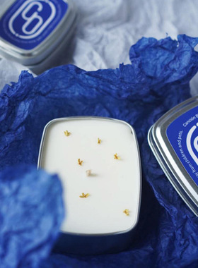 CB拾光宝盒花瓣复古便当香熏旅行蜡烛 玫瑰茉莉桂花薰衣绿茶熏香