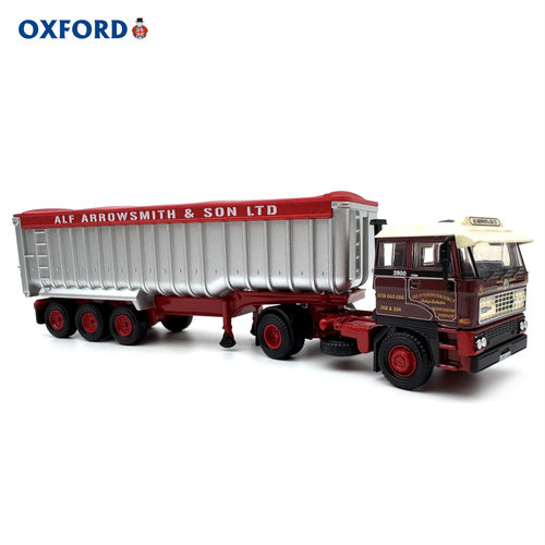 OXFORD牛津1/76达夫DAF2800自卸卡车运输车汽车模型合金收藏摆件