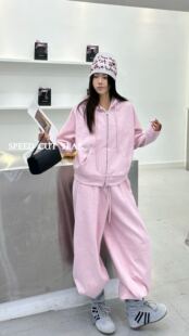 2026速裁琪年春季新款女装时尚休闲卫衣外套阔腿裤两件套运动套装