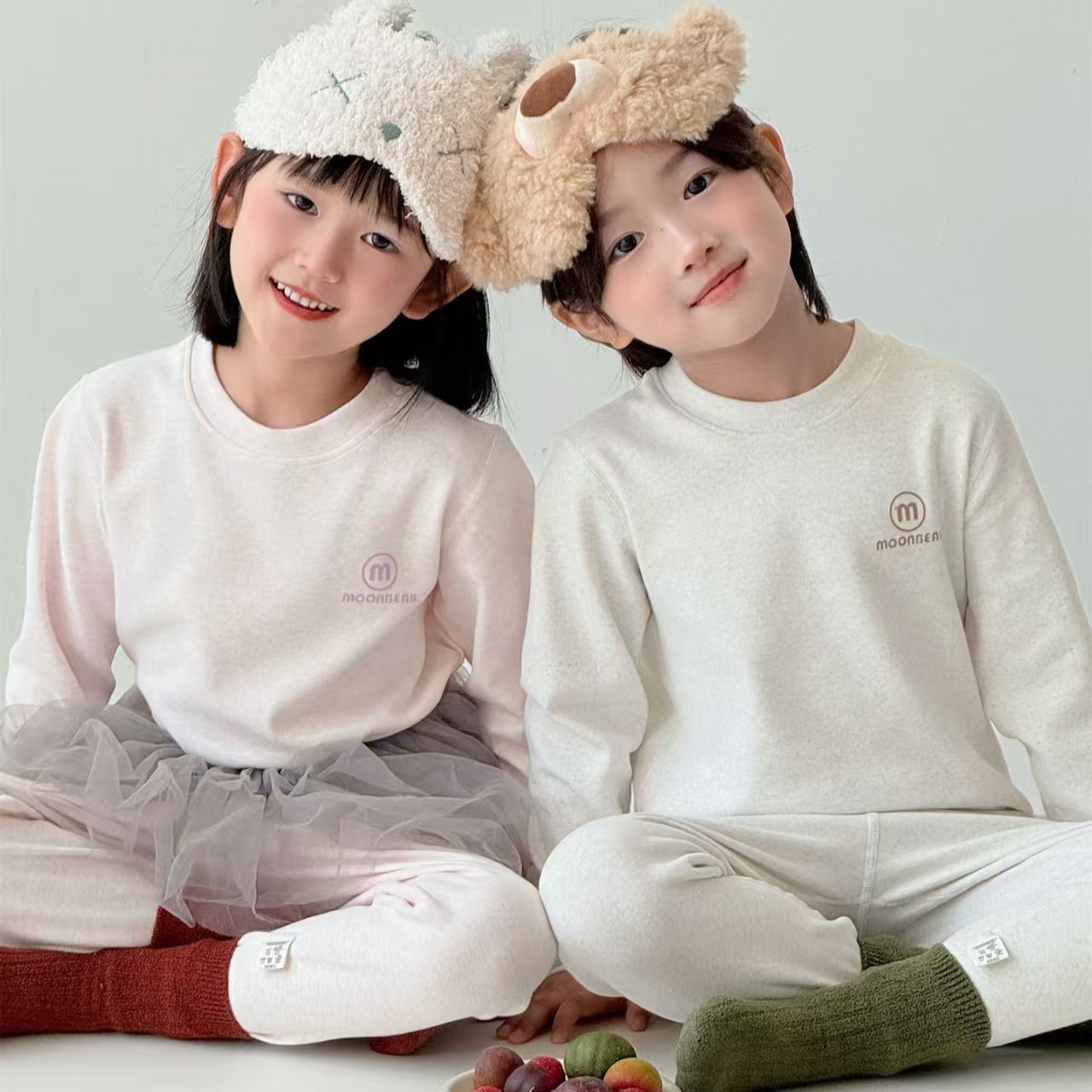 儿童家居服套装2025秋冬新款宝宝睡衣彩棉男童女童秋衣秋裤内衣