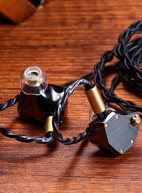 MestJetBlack黑玉入耳式黑色陶瓷外壳HIFI有线耳机Mest系列骨传导