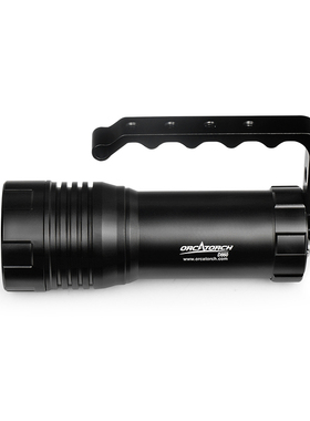 虎鲸OrcaTorch D860手提式潜水手电专业技术潜水灯水下强光探照灯