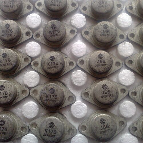 2SJ56/2SK176  拆机 翻新 三极管 金封铁帽TO-3封装 拍前联系