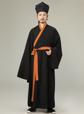 宋制交领长衫复原传统男日常汉服绝美苏东坡书生百姓庶士春夏打底