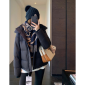 羽绒服女新款 AMR ～柜上2000 lu家五格连帽短款 鹅绒&鸭绒双版