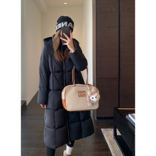 ～老粉闭眼入～高品质白鸭绒连帽长款 福利款 羽绒服女外套 AMR