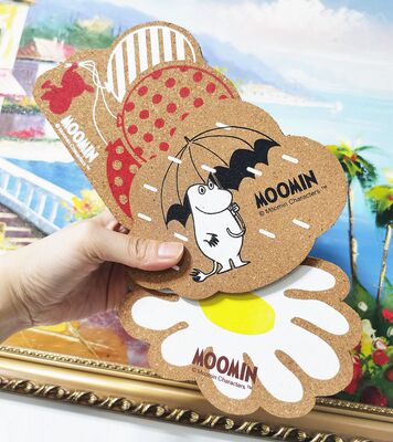 moomin姆明软木杯垫耐高温家用