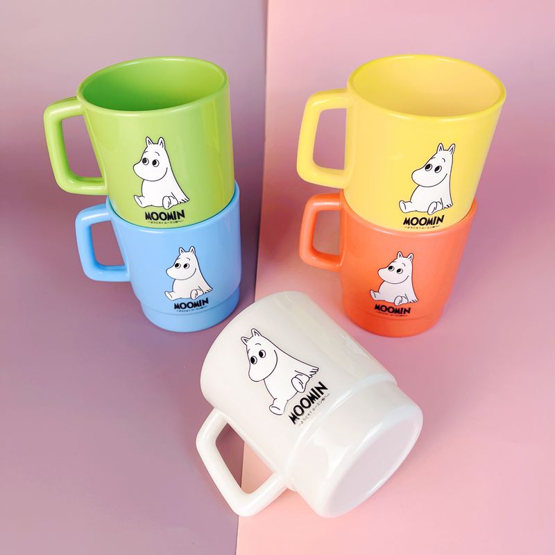 姆明牛奶杯加厚PP材质可加热