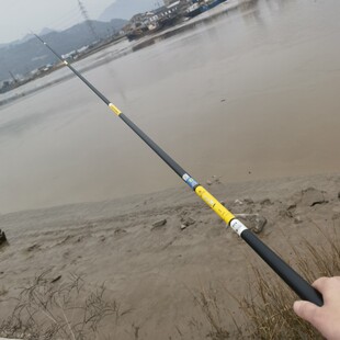 5.4 4.5 6.3m轻硬细鱼竿钓竿鲤杆钓鱼竿钓具 3.9 迪佳黑纹鲤休闲版