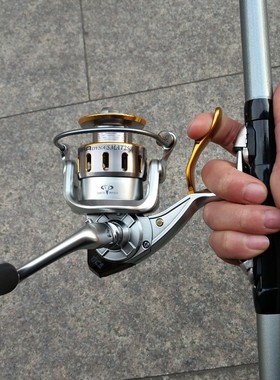 迪佳SMAT手刹轮矶钓轮鱼线轮纺车轮卸力日本远投轮渔具左右手互换