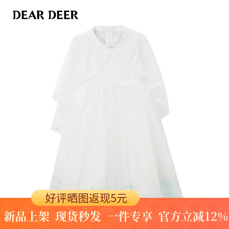 迪迪鹿童装专柜正品24夏季新品连衣裙