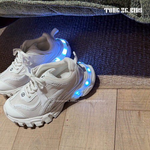 JBM儿童新款老爹鞋小白鞋2026春秋男女童运动鞋休闲鞋跑步鞋