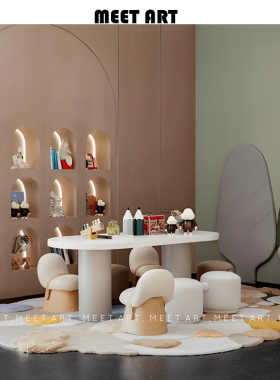 售楼处儿童娱乐区摆件桌面组合木质玩具样板间儿童房积木搭配饰品