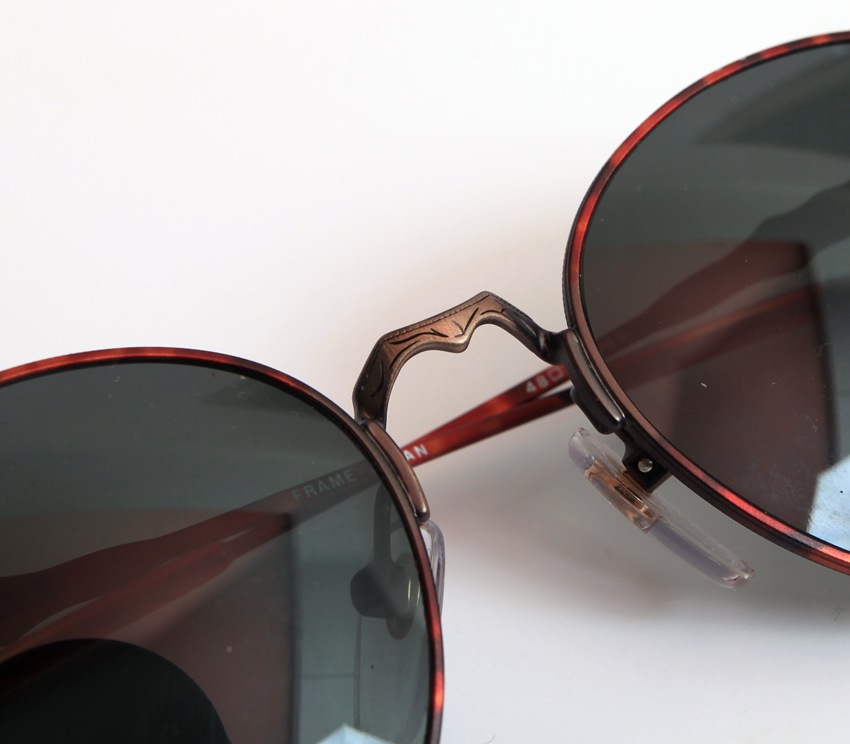 Vintage Antique sunglasses Chaoren street shooting round shaped anti ultraviolet Sunglasses
